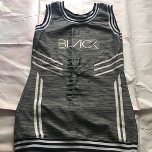 Chris Brown Black Pyramid dress